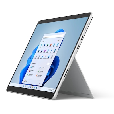 Refurbished: Microsoft Surface Pro 8 Platin 13" 2in1 i5 16GB/256GB SSD Win11 Pro (2. Wahl) – Ansicht 1