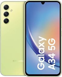 Samsung Galaxy A34 5G Dual SIM 128GB awesome lime – Ansicht 1