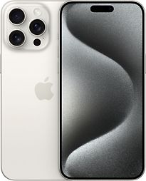 Apple iPhone 15 Pro Max 256GB titan weiß – Ansicht 1