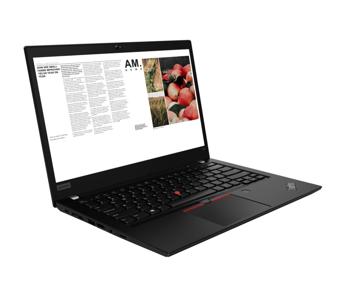 Lenovo ThinkPad T490 14 Zoll 1920x1080 Full HD Intel Core i5 512GB SSD 16GB Windows 11 Pro Webcam – Ansicht 1