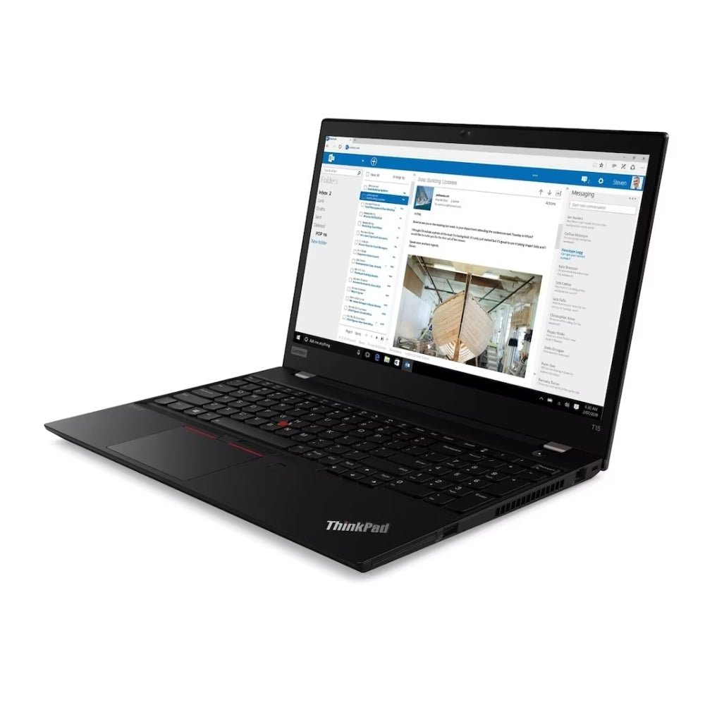 Lenovo ThinkPad T15 Gen 1 15,6 Zoll 1920x1080 Full HD Intel Core i5 512GB SSD 16GB Windows 11 Pro Webcam – Ansicht 1
