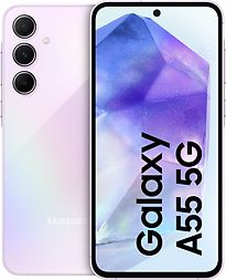 Samsung Galaxy A55 5G Dual SIM 128GB awesome lilac – Ansicht 1