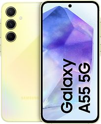 Samsung Galaxy A55 5G Dual SIM 128GB awesome lemon – Ansicht 1