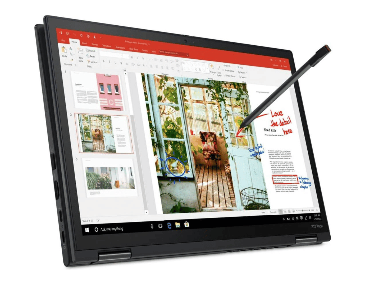 Lenovo ThinkPad X13 Yoga Gen 2 13,3 Zoll Touch Display Intel Core i5 256GB SSD 16GB Windows 11 Pro LTE – Ansicht 1