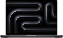 Apple MacBook Pro 14 (Liquid Retina XDR Display) M3 Pro (11-Core CPU, 14-Core GPU) 18 GB RAM 512 GB SSD [Late 2023, englisches Tastaturlayout, QWERTY] space schwarz – Ansicht 1