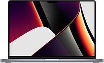 Apple MacBook Pro mit Touch ID 16.2 (Liquid Retina XDR Display) M1 Pro 16 GB RAM 512 GB SSD [Late 2021, englisches Tastaturlayout, QWERTY] space grau – Ansicht 1