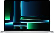 Apple MacBook Pro 14.2 (Liquid Retina XDR Display) M2 Max (12-Core CPU, 30-Core GPU) 32 GB RAM 1 TB SSD [Early 2023, englisches Tastaturlayout, QWERTY] silber – Ansicht 1