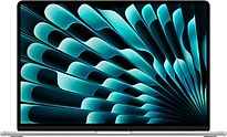 Apple MacBook Air 15.3 (Liquid True Tone Retina Display) M4 (10-Core CPU, 10-Core GPU) 16 GB RAM 512 GB SSD [Early 2025] silber – Ansicht 1