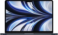 Apple MacBook Air 13.6 (Liquid True Tone Retina Display) M2 (8-Core GPU) 8 GB RAM 256 GB SSD [Mid 2022] mitternacht – Ansicht 1